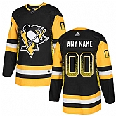Customized Men's Pittsburgh Penguins Black Drift Fashion Adidas Jersey,baseball caps,new era cap wholesale,wholesale hats